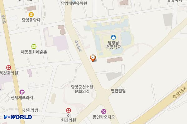 지침3지구공영주차장 위치 지도 — 전남광주통합특별시 담양군 담양읍 죽녹원로 24