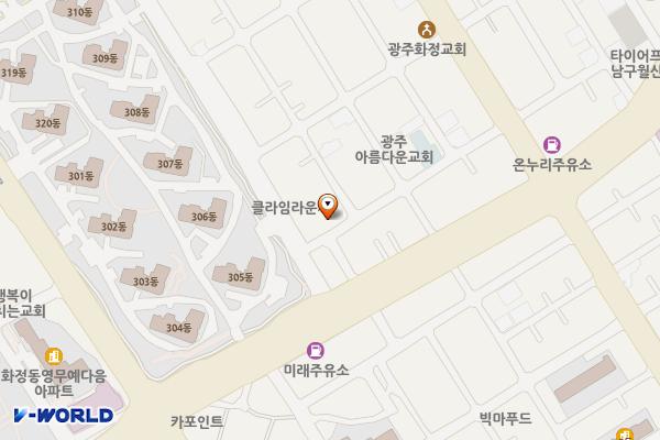 태양사우나 위치 지도 — 전남광주통합특별시 서구 군분로119번길 18