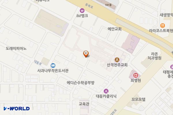 대구교육박물관 위치 지도 — 대구광역시 북구 대동로1길 40