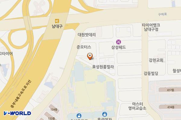제논29모터스 위치 지도 — 대구광역시 달서구 월곡로94길 58-10