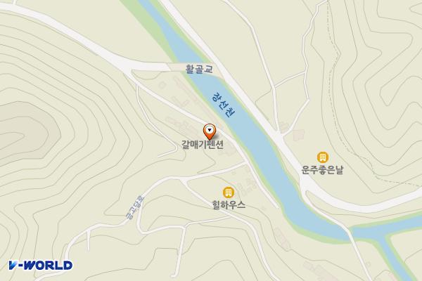 갈매기가든 위치 지도 — 전북특별자치도 완주군 운주면 금고당로 366