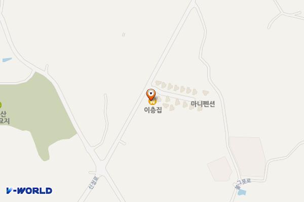 폴부엌이층집 위치 지도 — 제주특별자치도 제주시 한경면 낙조길 285