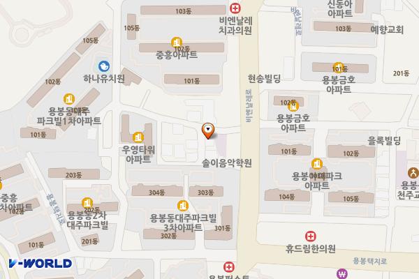 해뜨는집 위치 지도 — 전남광주통합특별시 북구 비엔날레로93번길 11-1