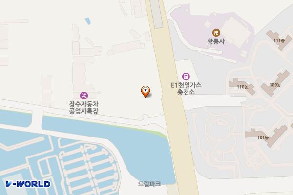 인천시 수퍼마켓협동조합 위치 지도 — 인천광역시 검단구 한서로 4