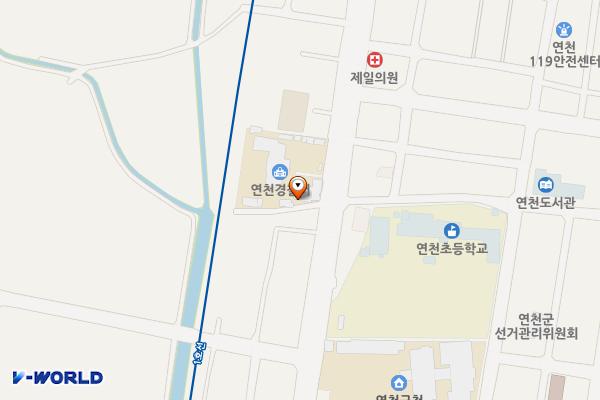 연천경찰서 위치 지도 — 경기도 연천군 연천읍 연천로 239
