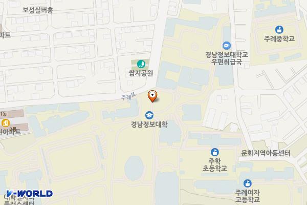 경남정보대학교 냉정캠퍼스 위치 지도 — 부산광역시 사상구 주례로 45