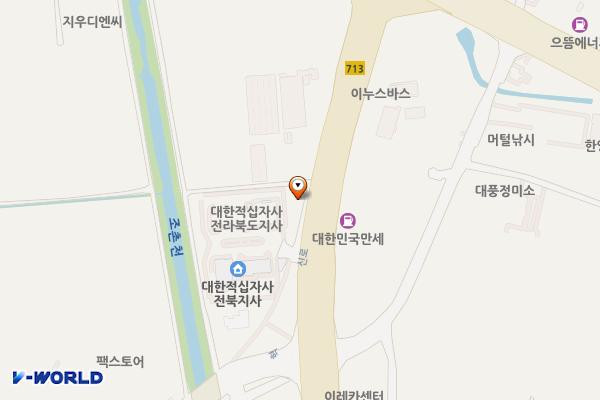 이마트24 R전주혁신점 위치 지도 — 전북특별자치도 전주시 덕진구 혁신로 465