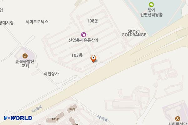 충북산업용재유통단지_급속 위치 지도 — 충청북도 청주시 청원구 2순환로 364