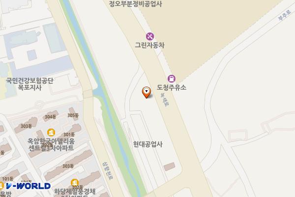 유한회사 동양종합부품 위치 지도 — 전남광주통합특별시 목포시 녹색로134번길 7