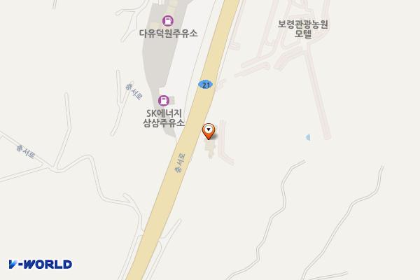 구름성모텔 위치 지도 — 충청남도 보령시 청소면 충서로 4066