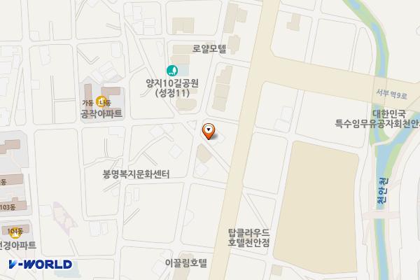 남경오피스텔 위치 지도 — 충청남도 천안시 서북구 양지14길 8