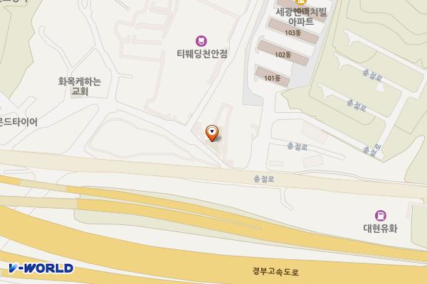보타닉호텔 위치 지도 — 충청남도 천안시 동남구 목천읍 응원3길 33