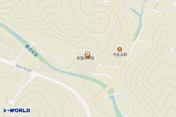 수목원파크 위치 지도 — 경기도 포천시 소흘읍 죽엽산로 708