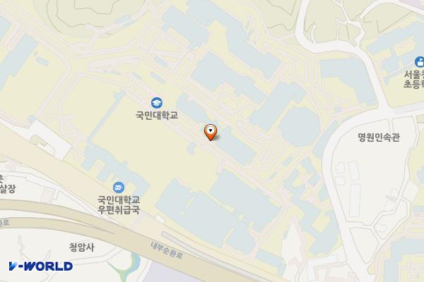국민대학교 위치 지도 — 서울특별시 성북구 정릉로 77