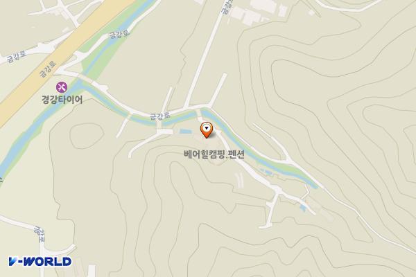 베어힐 위치 지도 — 경기도 포천시 내촌면 금강로 2872-46