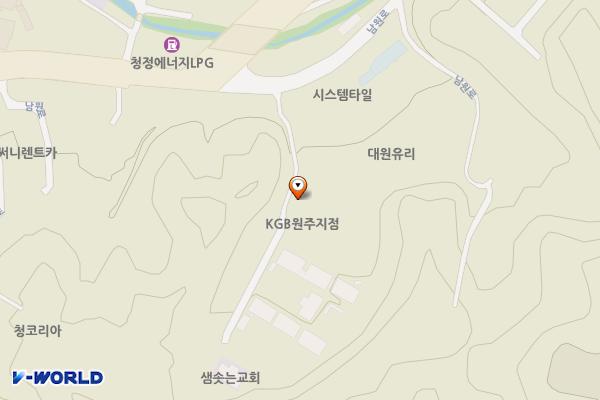별밤무인텔 위치 지도 — 강원특별자치도 원주시 판부면 남원로 272-9
