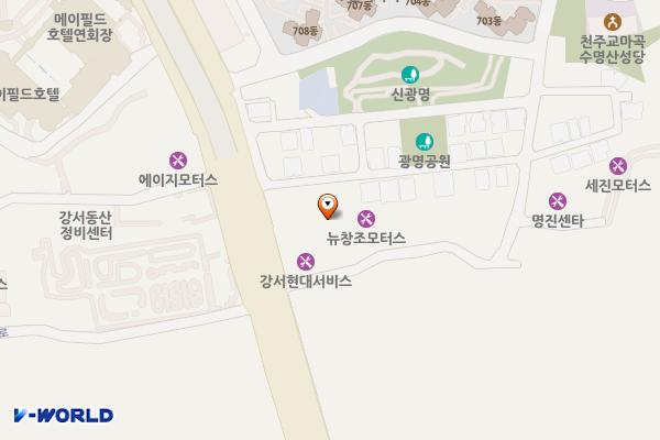 쌍용차 강서서비스센터 위치 지도 — 서울특별시 강서구 남부순환로 223-11