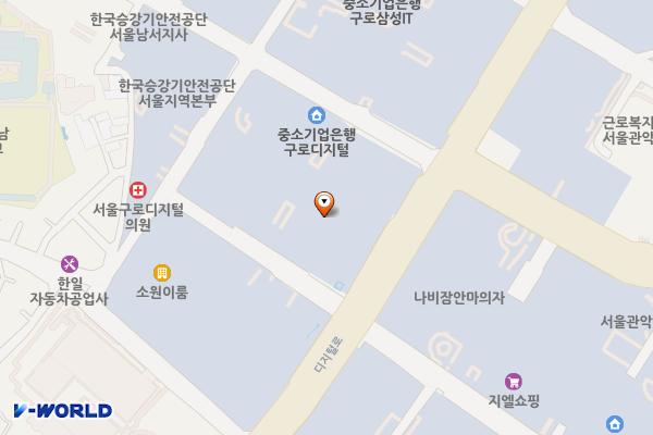 구로구이앤씨벤처6차 위치 지도 — 서울특별시 구로구 디지털로31길 41