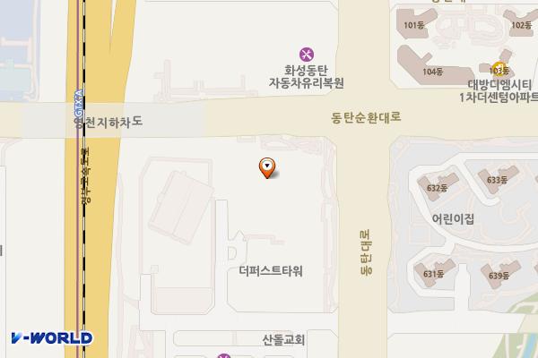 동탄 에이팩시티 위치 지도 — 경기도 화성시 동탄순환대로 823