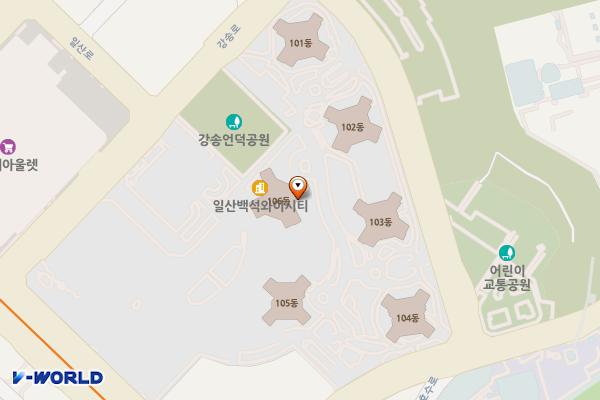 벨라시타 위치 지도 — 경기도 고양시 일산동구 강송로 33