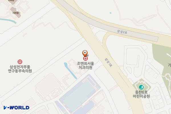 강토디앤아이씨(알앤디스테이션) 위치 지도 — 경기도 화성시 삼성1로5길 6