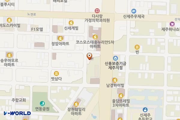 황금어장 위치 지도 — 제주특별자치도 제주시 사장길 14