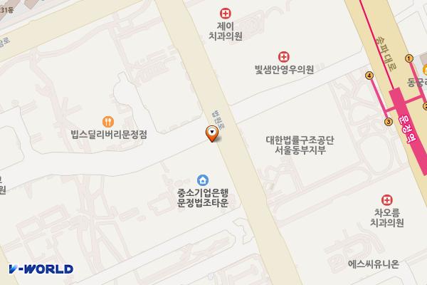 문현현대지식산업센터 위치 지도 — 서울특별시 송파구 법원로11길 7