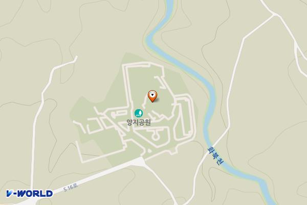 양지공원 위치 지도 — 제주특별자치도 제주시 516로 2810-31