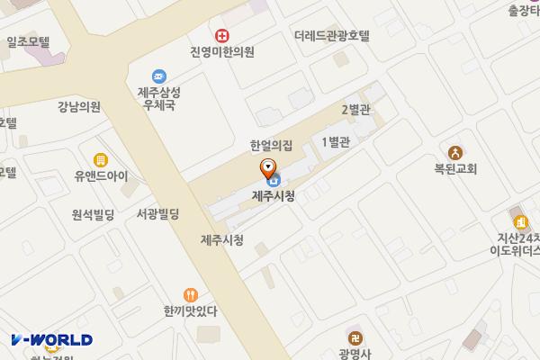 제주시청 직장어린이집 위치 지도 — 제주특별자치도 제주시 광양9길 10