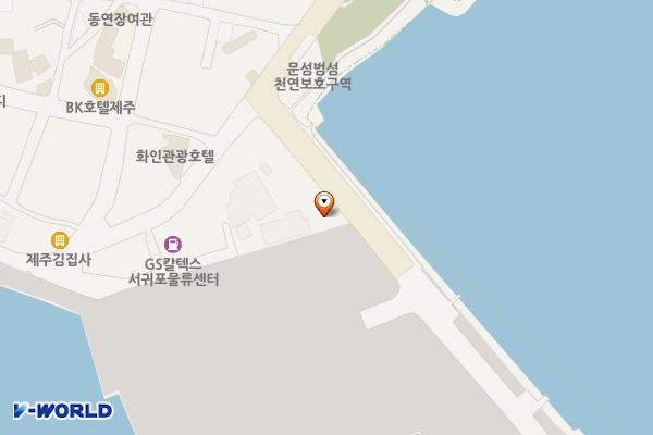 서귀포수협수산물직매장 위치 지도 — 제주특별자치도 서귀포시 칠십리로72번길 18