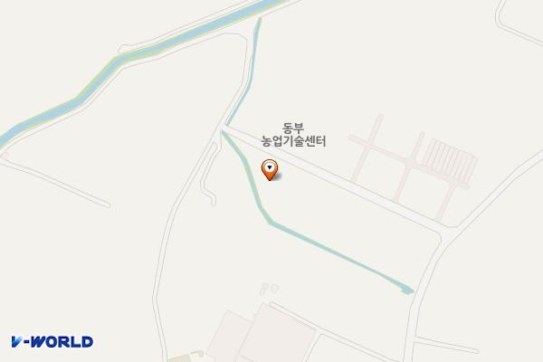 동부농업기술센터(농업인교육관) 위치 지도 — 제주특별자치도 제주시 구좌읍 충렬로 166