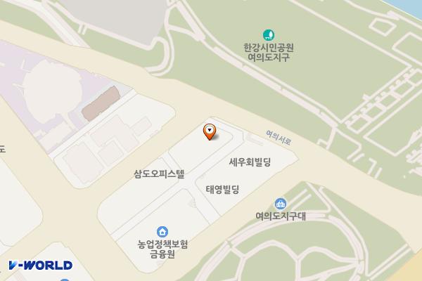 여의도주유소 위치 지도 — 서울특별시 영등포구 은행로 64