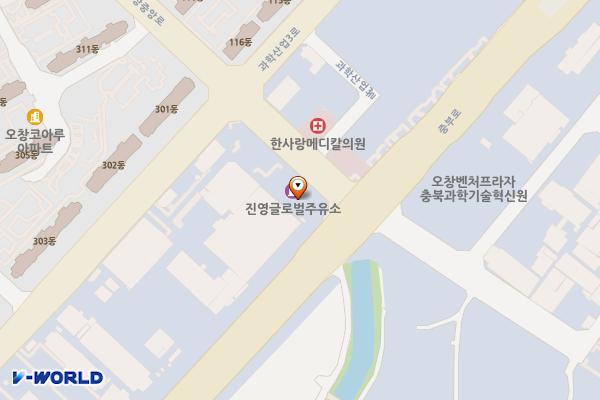 기아 오창지점 위치 지도 — 충청북도 청주시 청원구 오창읍 과학산업3로 202-12