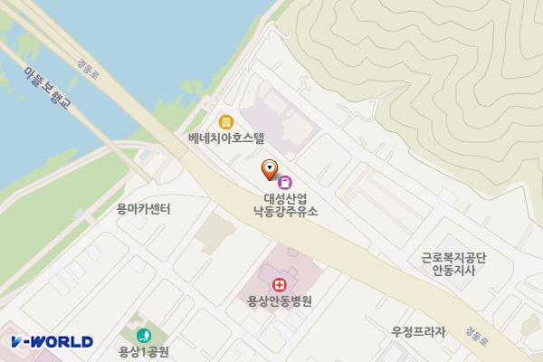 낙동강LPG충전소_대성산업 위치 지도 — 경상북도 안동시 경동로 823