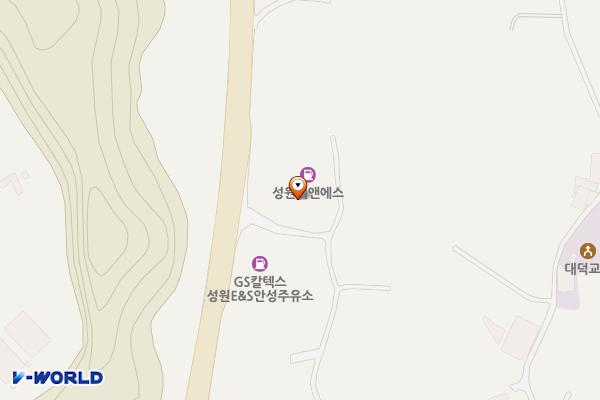성원이앤에스 안성충전소 위치 지도 — 경기도 안성시 대덕면 안성대로 1288