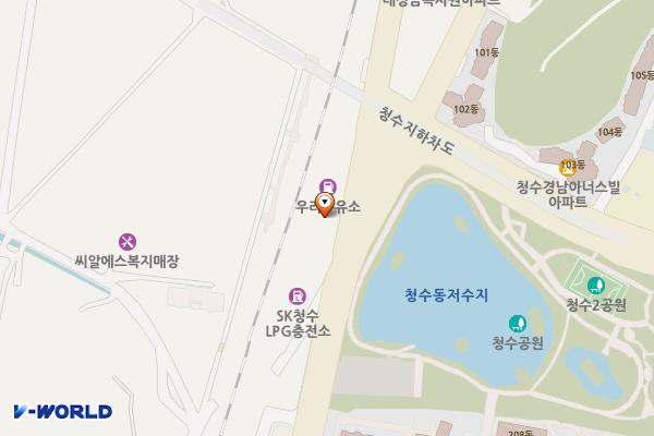 천안우리주유소 위치 지도 — 충청남도 천안시 동남구 풍세로 895