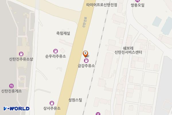 상서금강주유소 위치 지도 — 대전광역시 대덕구 신탄진로 536