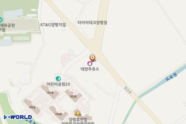 태양주유소(양평) 위치 지도 — 경기도 양평군 양평읍 양근로 316