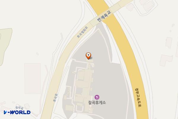 칠곡휴게소 (부산방향) E-pit 위치 지도 — 경상북도 칠곡군 왜관읍 경부고속도로 159