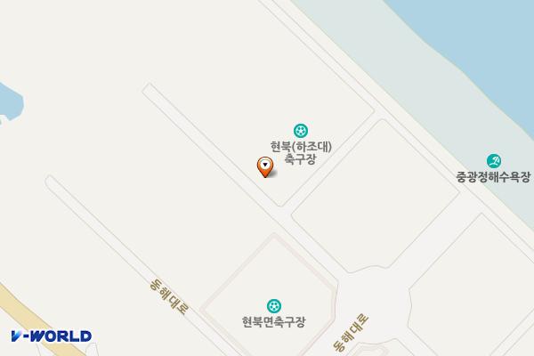 양양 서피비치 E-pit 위치 지도 — 강원특별자치도 양양군 현북면 중광정리 504