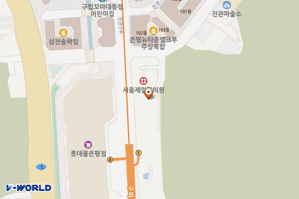 구파발역 E-pit 위치 지도 — 서울특별시 은평구 진관2로 15-40