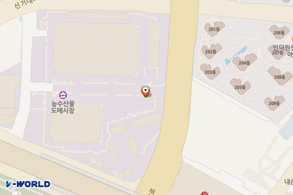 안양 농수산물도매시장 E-pit 위치 지도 — 경기도 안양시 동안구 흥안대로 313