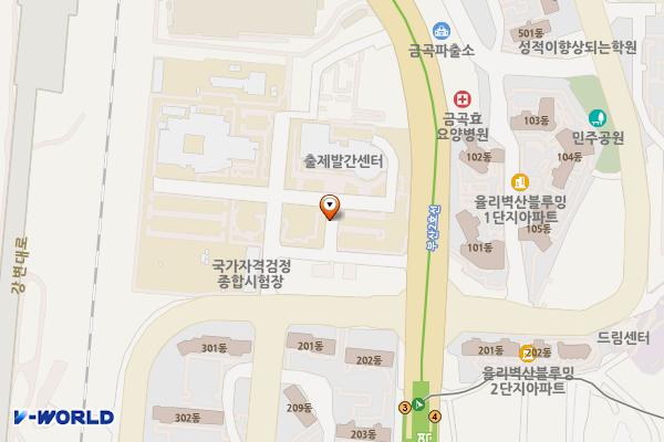 부산 금곡동 E-pit 위치 지도 — 부산광역시 북구 금곡대로 445