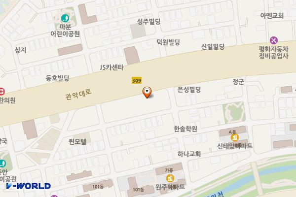 관악노상1 주차장 위치 지도 — 경기도 안양시 동안구 관악대로 370