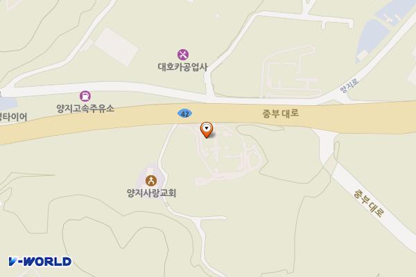 용인 양지 스타벅스 E-pit 위치 지도 — 경기도 용인시 처인구 양지면 중부대로 2258