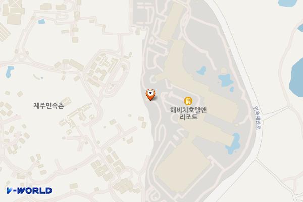 해비치호텔앤드리조트 E-pit 위치 지도 — 제주특별자치도 서귀포시 표선면 민속해안로 537