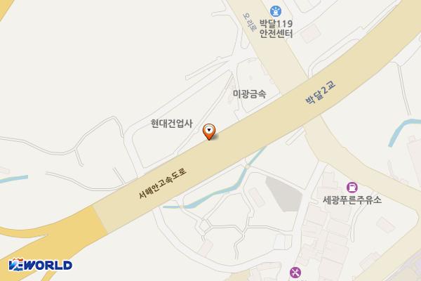호현마을 주민주차장 주차장 위치 지도 — 경기도 안양시 만안구 박달동 867-12