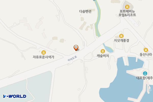 GS25 서귀대포점 위치 지도 — 제주특별자치도 서귀포시 이어도로 129
