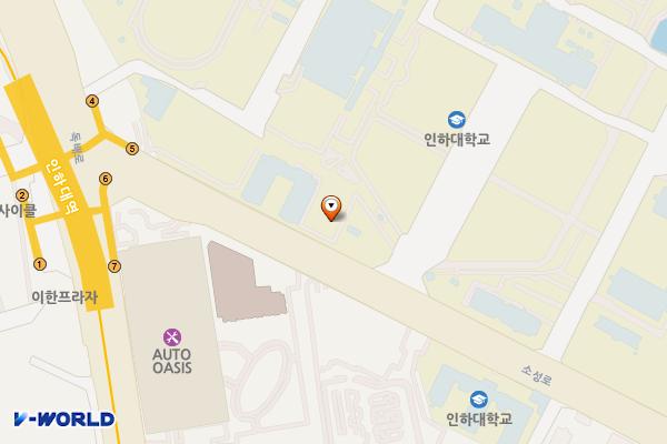 인하대학교 법학전문대학원 위치 지도 — 인천광역시 남구 인하로100