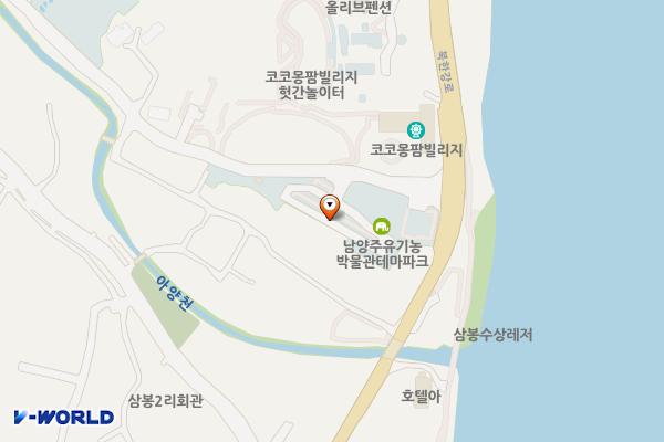 유기농테마파크 위치 지도 — 경기도 남양주시 조안면 북한강로